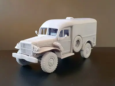Dodge WC54 - scale model kit 3D print model