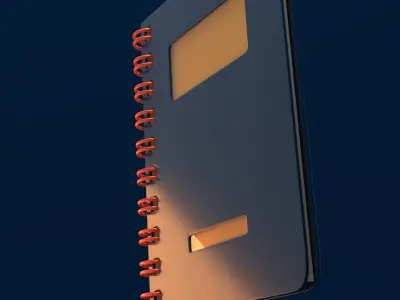 Simple Notebook Free 3D model