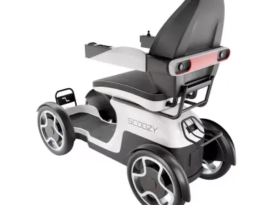 Scoozy Electric Wheelchair 3D model