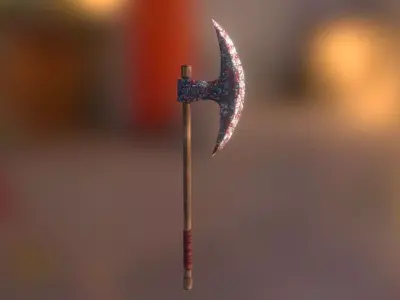 Grand Axe Low-poly 3D model
