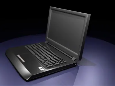 Laptop  Free low-poly 3D model