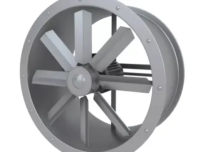 Axial Flow Fan 3D model