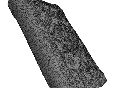 Ornate Embroidered Floral Decorative Book Low-poly 3D model