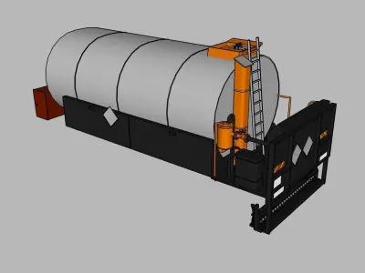 Repandeuse Acmar - Acmar spreader 3D model