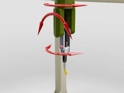 Hybrid Kinematics welding ROBOTS Free 3D model