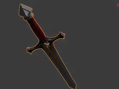 fantasy sword 3D model order