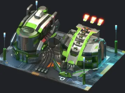 Sci-Fi  Concept 3D model