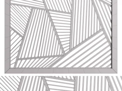 Panel 3D model 27