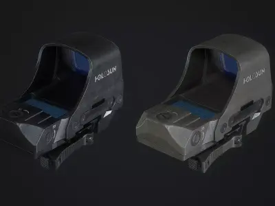RDS Holosun OpenReflex HS510C Low-poly 3D model