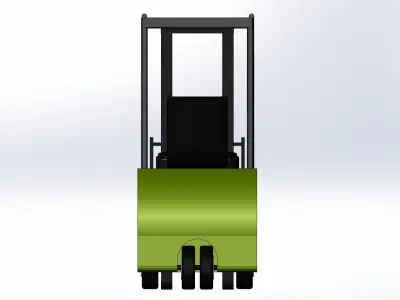 Forklift truck 3D model V1