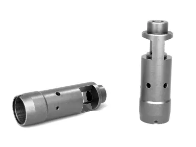 AK74 Muzzle Brake Low-poly 3D model purchase