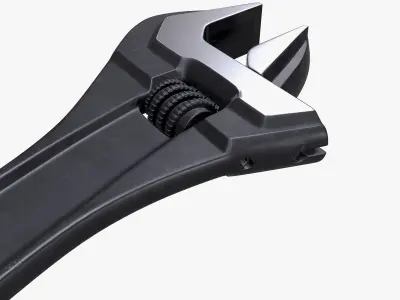Adjustable Spanner 3D model get