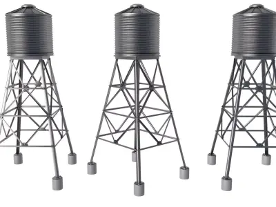 Water Storage Tank 3D model