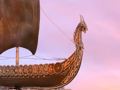 Viking Ship 3D model