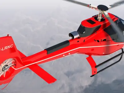 Private Helicopters Big Collection 3D model