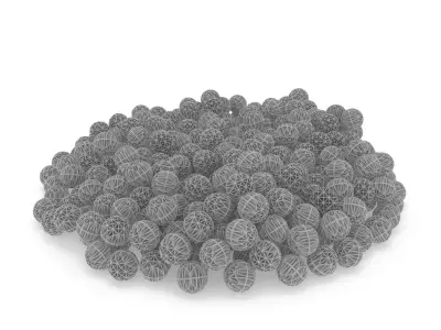 Bio balls 3D model purchase