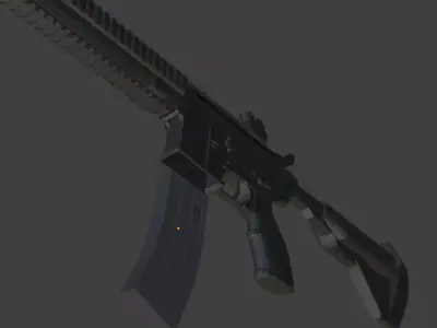 M416 basic 3D model 3D model