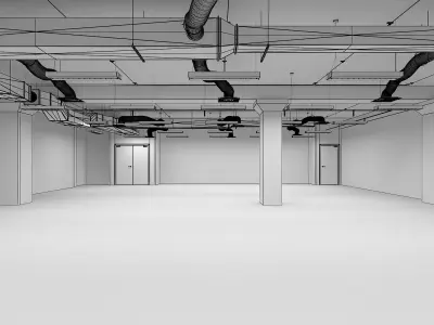 Industrial Office Space 3D model