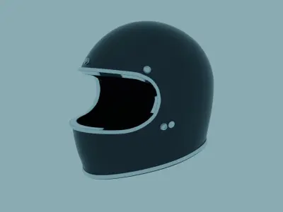 Bike Helmet 3D model order