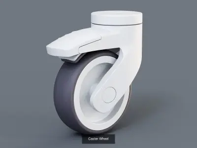 Caster Wheels 3D Model Pack