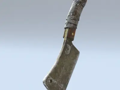 Cleaver Middle Poly 3D model
