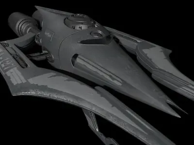 Fighter Spaceship 3D model