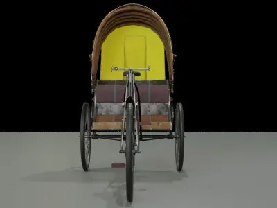 Rickshaw 3D model purchase