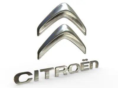 citroen logo 3D model