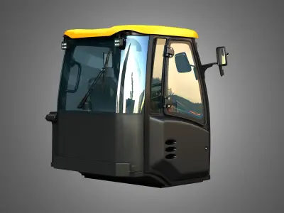 409 AGRI Wheel Loader Cabin  3D model