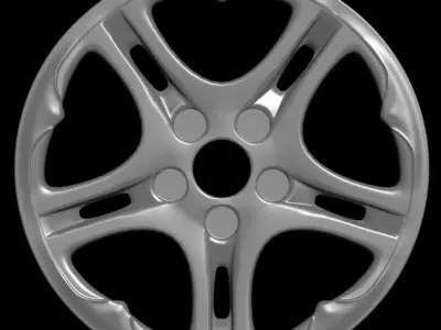 Car rim 4 3D model
