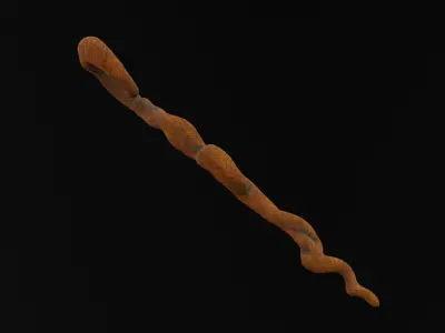 Magical Wizard Wand  Low-poly 3D model