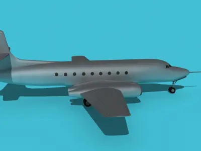 AVRO Canada C-102 Jetliner V00 3D model