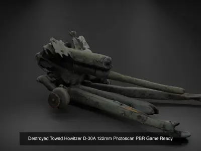 Military Vehicle Missile Pack Photoscan Game Ready