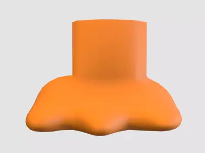 animal cartoon foot  3D model
