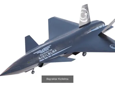 UAV drone set - 6 aircrafts 3D Model Pack