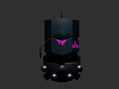 Grenade Jinks Low-poly 3D model