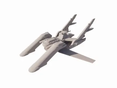 Spaceship-spacecraft-40 3D model