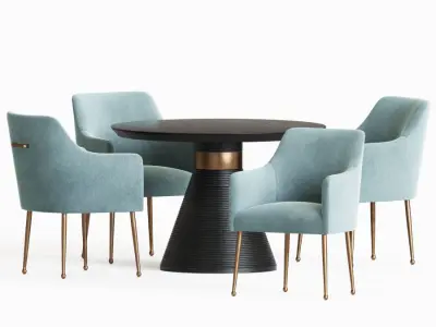 Dining Set 74 3D model