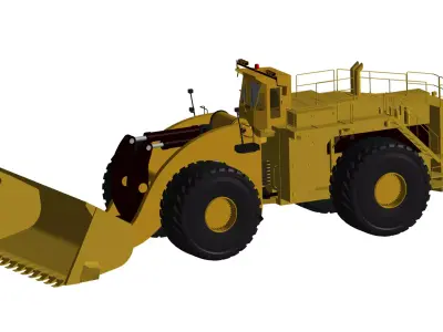 Komatsu WE2350  Loader 3D model