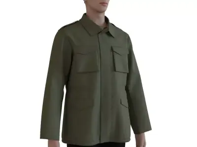 Style3D Military Jacket 3D model