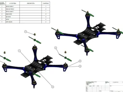 DRONE DE PRUEBAS 3D print model