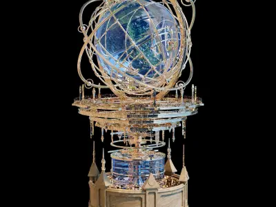 Fantasy Magic Globe 3D model