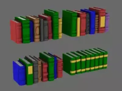 BWTF Scenics Book Groupings 3D print model
