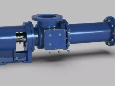 Progressing Cavity Pump 3D model