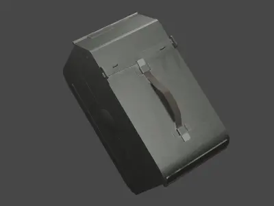 Ammo box Free low-poly 3D model purchase