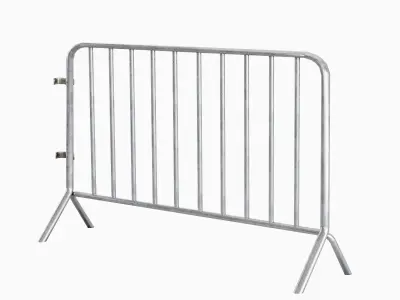 Fence Barrier 01 Low-poly 3D model