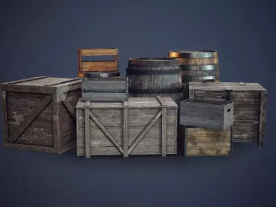 Wooden Asset Pack 1