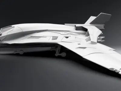 Avengers Quinjet Mk2 Scale model  3D print model