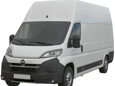 2024 Opel Movano  L4H3 Detailed interior 3D model