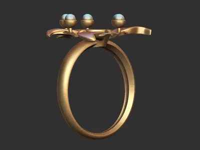 redbud ring 3D model